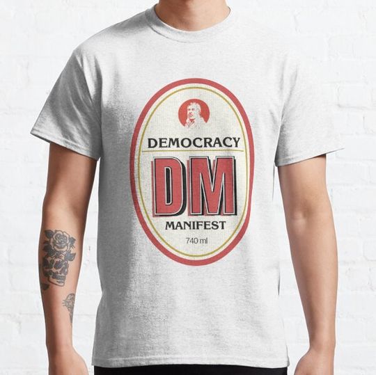 Discover Democracy Manifest RESCHS DA Beer Label