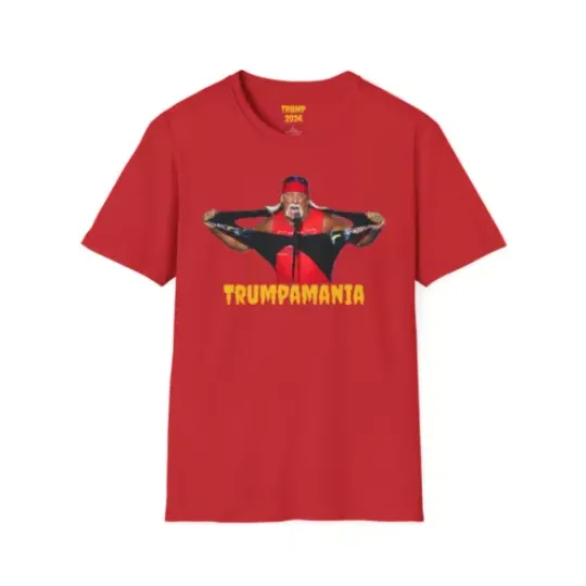 Discover Red TRUMPAMANIA Hulk Hogan, Donald Trump 2024 RNC Republican T-Shirt