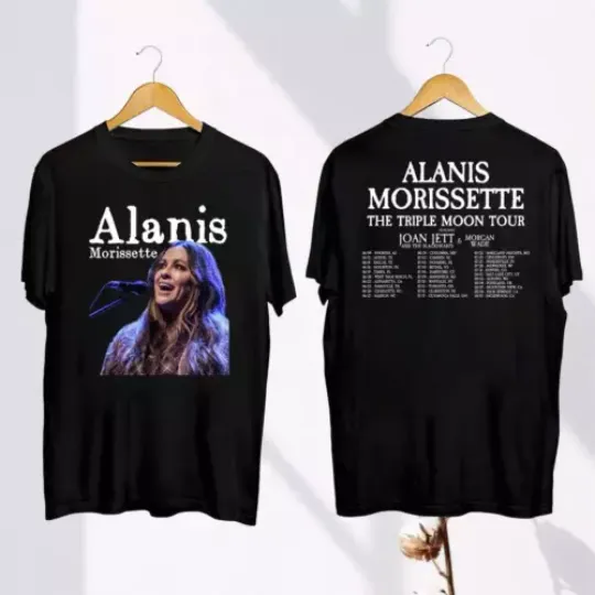 Discover 2024 Alanis Morissette The Triple Moon Tour T-Shirt
