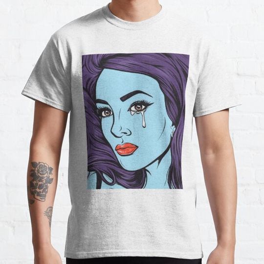 Discover Purple Crying Comic Girl