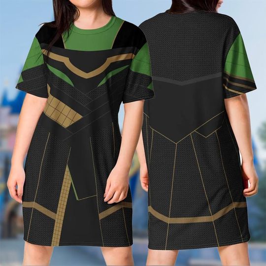 Discover Loki 3D T-shirt, Superhero Movie All Over Print Shirt And Dress, Loki Mom Daughter Dress