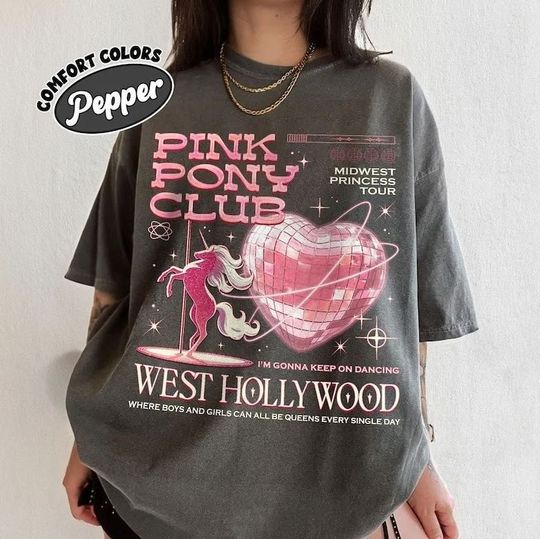 Discover Chappell Roan Shirt, Pink Pony Club Shirt, Pink Pony Girl Tee, Midwest Princess