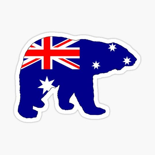 Discover Australian Flag - Bear