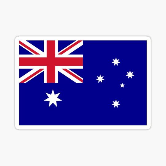 Discover Australia National Flag Full Colour