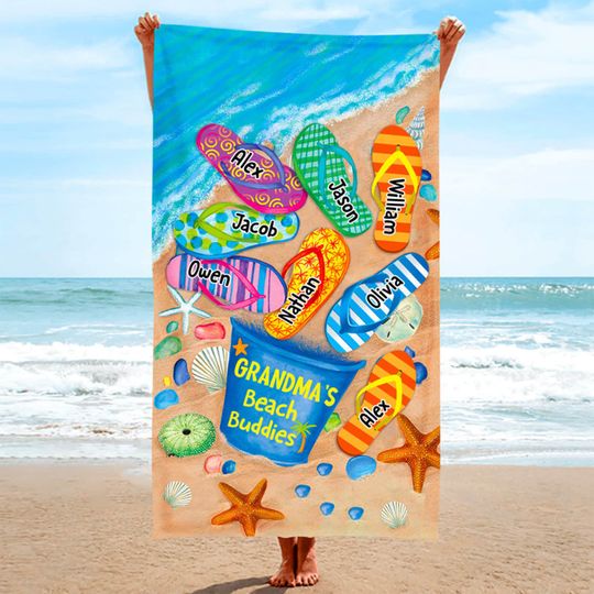 Discover Nana's Beach Buddies Summer Towel