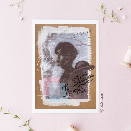 Discover Jimin A5 Poster Print - Filter Fanart - KPop Gift - Made in UK