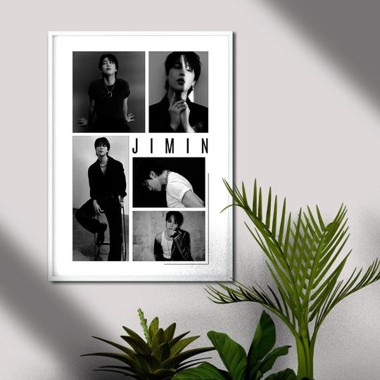 Discover BTS Aesthetic Minimalist Print - Jimin (digital download)