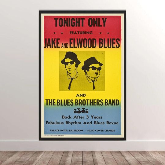 Discover Blues Brothers 1980 Movie Poster Classic Film Poster