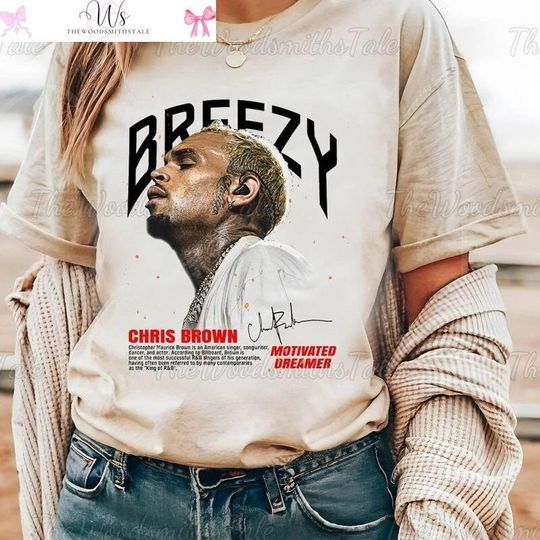 Discover Chris Brown 11:11 Tour 2024 Vintage Tee Shirt