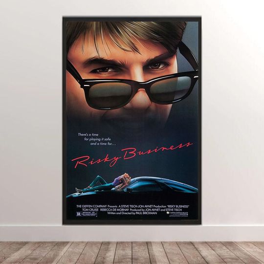 Discover Risky Business 1983 Movie Poster Classic Film Poster
