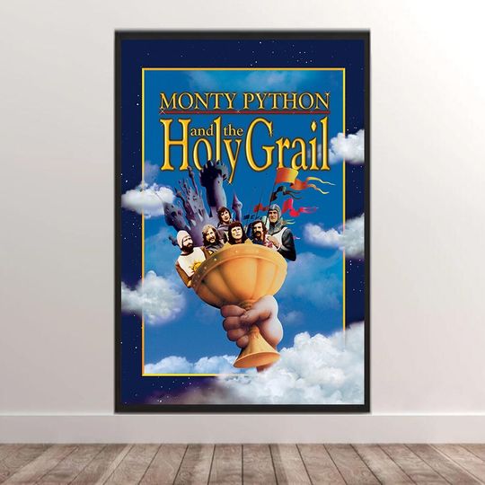Discover Monty Python And The Holy Grail Comedy Movie Poster