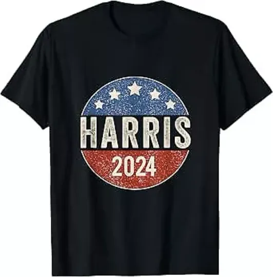 Discover Kamala Harris 2024 For President Campaign US Flag T-Shirt