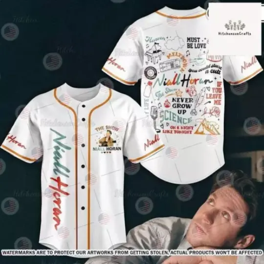 Discover Personalized Niall Horan Baseball Jersey Shirt, The Show Niall Horan 2024