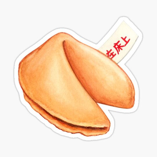 Discover Fortune Cookie Pattern - Red