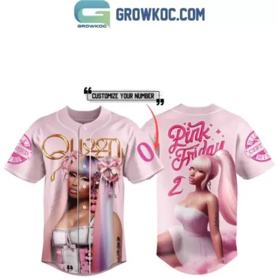 Discover Nicki Minaj Pink Friday 2 Tour 2024 True Fan Personalized Baseball Shirt