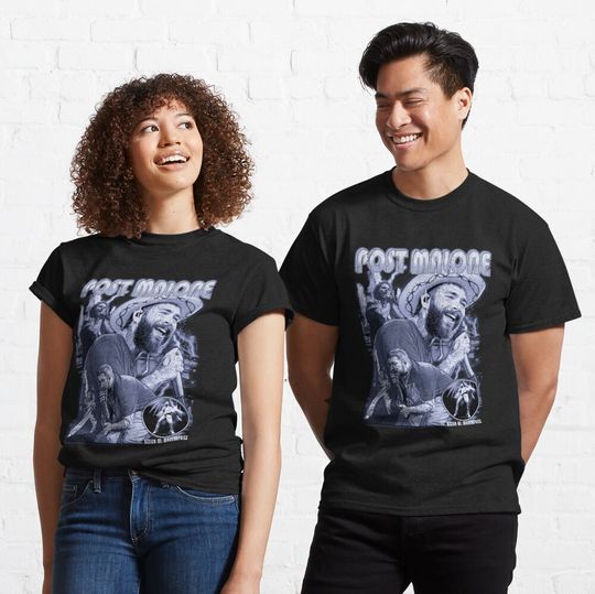 Discover Abstract Pos Malone Classic T-Shirt, Gifts for Fan
