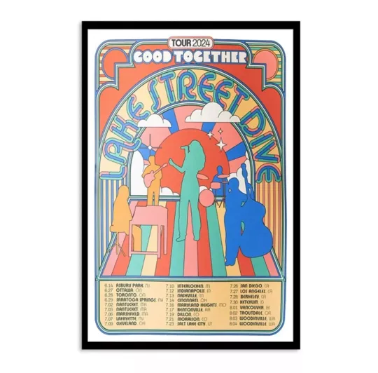 Discover Lake Street Dive Good Together Tour 2024 Poster