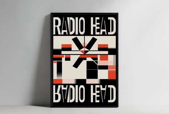 Discover Radiohead Poster | Music Poster | Wall Art | Wall Decor | Print