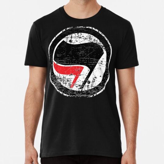 Discover Antifa Red and Black Flag