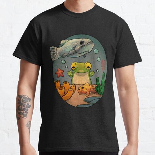 Discover Copy of aquarium octopus whale shark frog artwork asian style