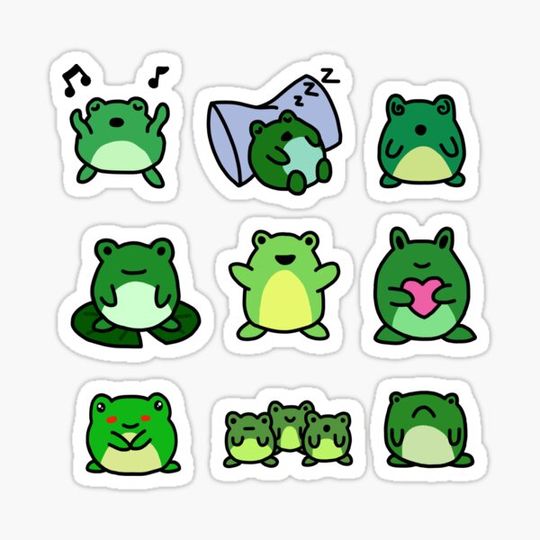 Discover Froggy Sticker Pack