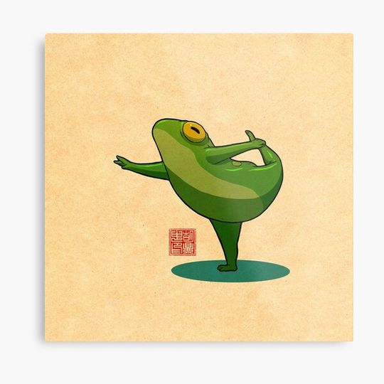 Discover yoga frog dancer