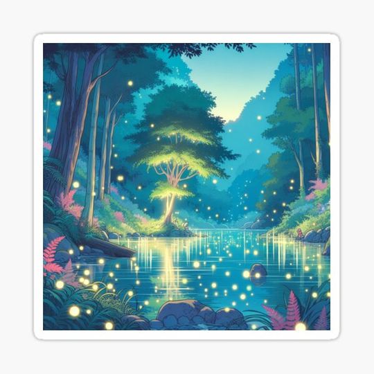 Discover magic lake