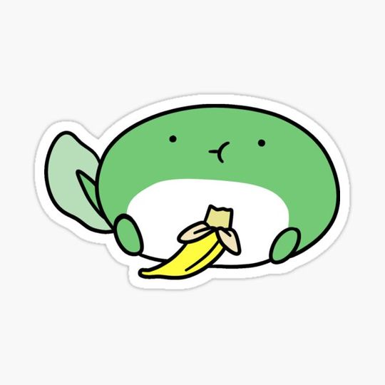 Discover Tadpole Eating a Banana