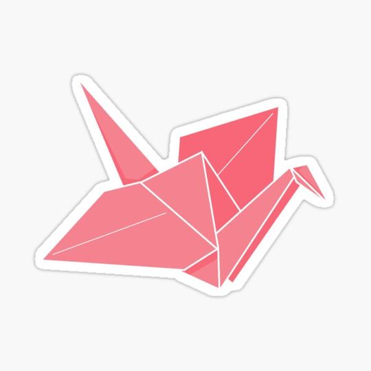 Discover Coral Paper Crane