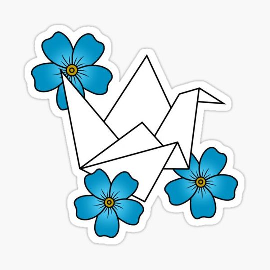 Discover Paper Crane - Light Blue