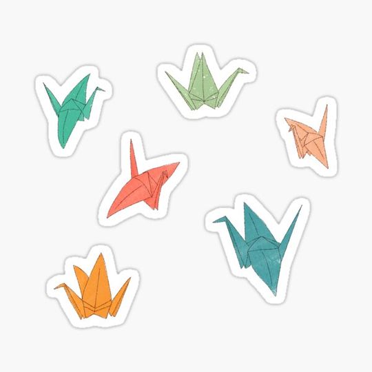 Discover Colorful Paper Cranes