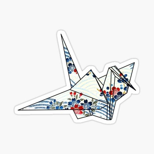 Discover Blue Origami Crane