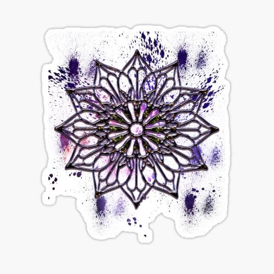Discover Geometric shape with cheerful extragalactic colors