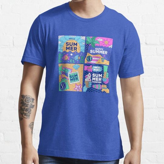Discover summer vibes sea and sun in the beach