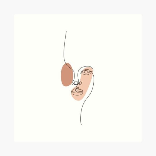 Discover Face Minimal Art