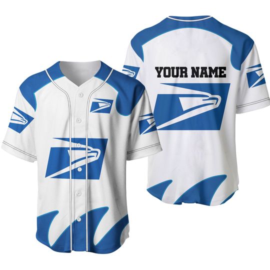 Discover Personalized Postal Service Baseball Jersey