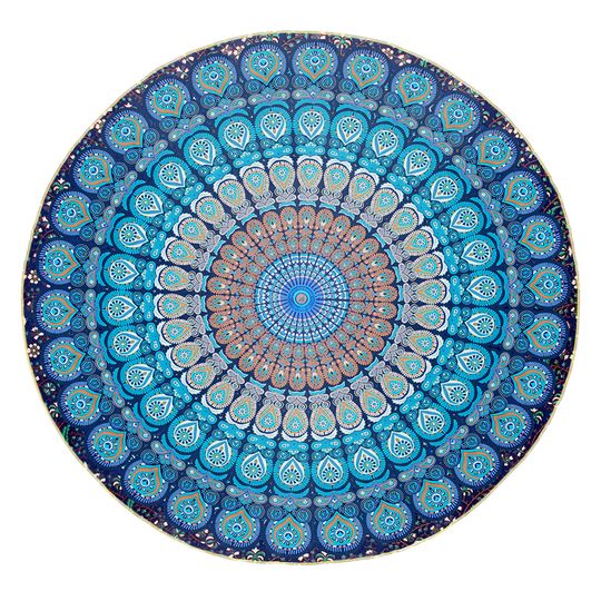 Discover Roundie Picnic Gypsy Round Blanket