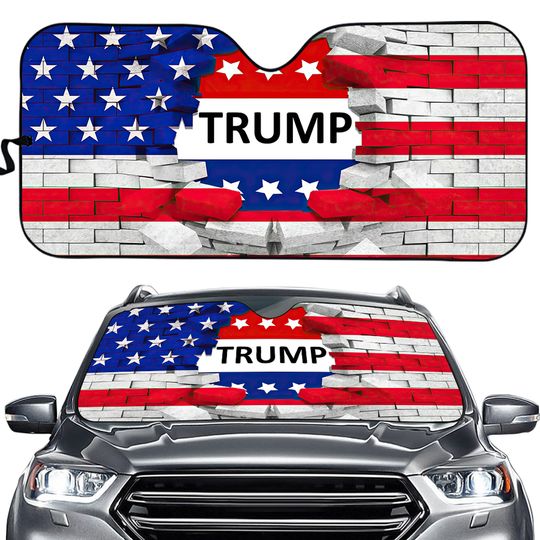 Discover Vote For The Felon Car Sunshade, Donald Trump Election Sun Shade