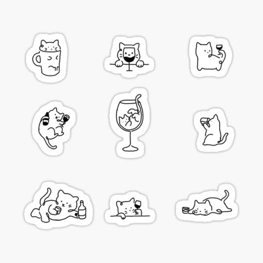 Discover cat memes set