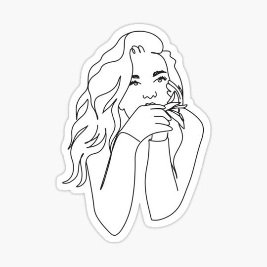Discover Women line art