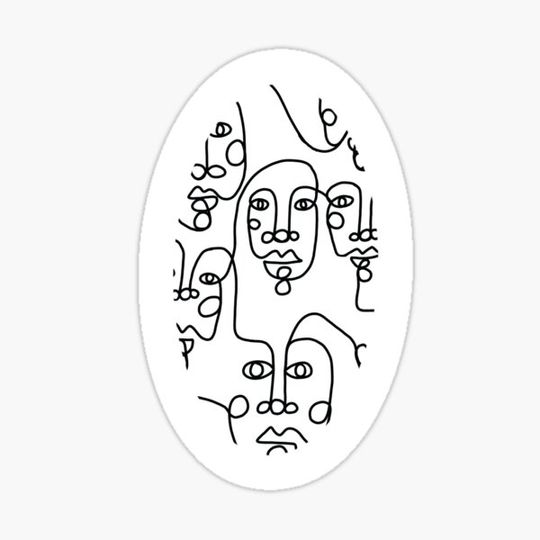 Discover doodle face