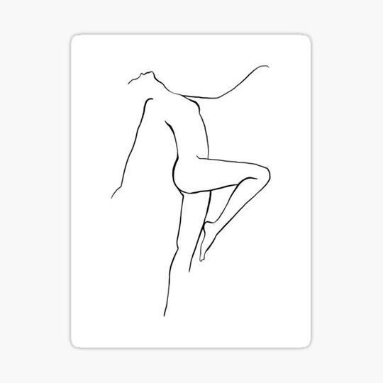 Discover Woman Line Art