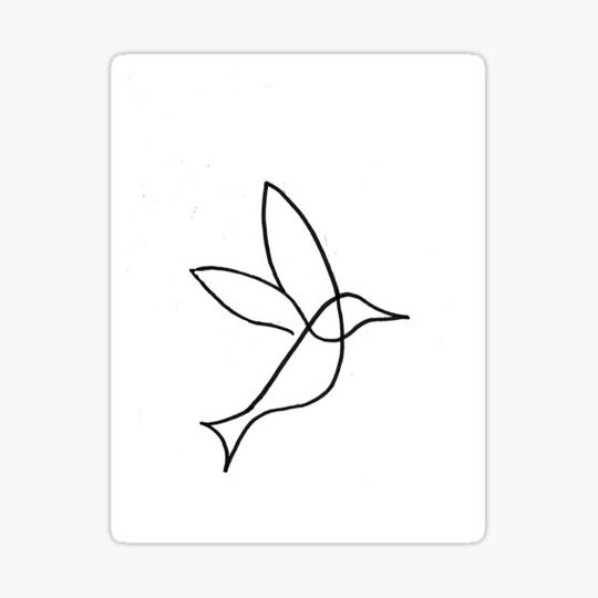 Discover one line bird