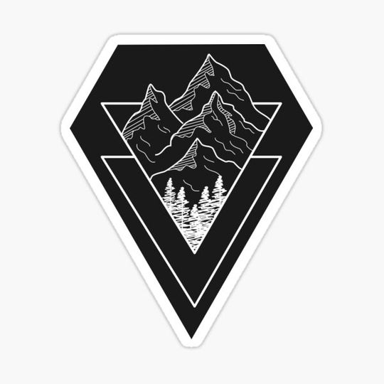 Discover Minimalist Nature Geometric Art Design | Nature Line Art | Illustration