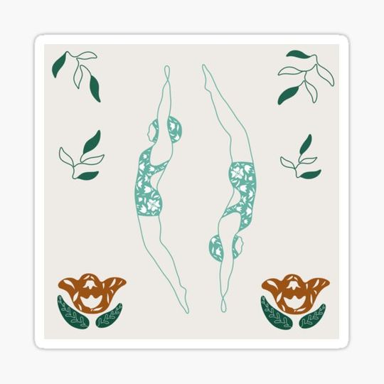 Discover Art Deco Swimmers