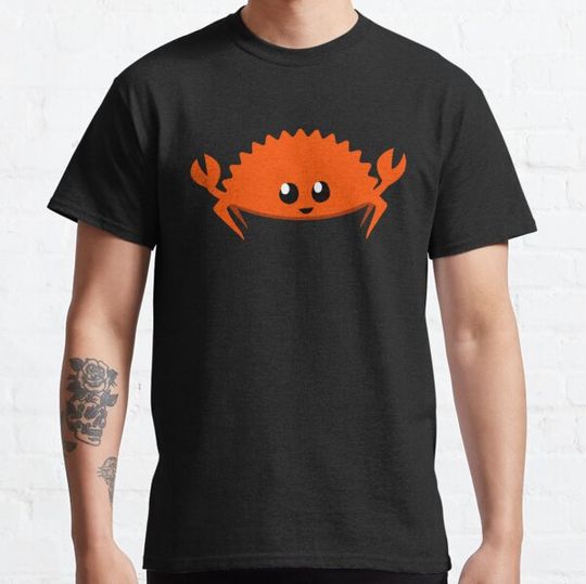 Discover Nerdy Happy Ferris the Rustacean Rust Computer Programming Language Computer Geek