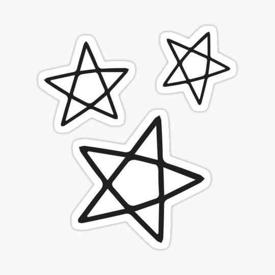 Discover hand drawn stars