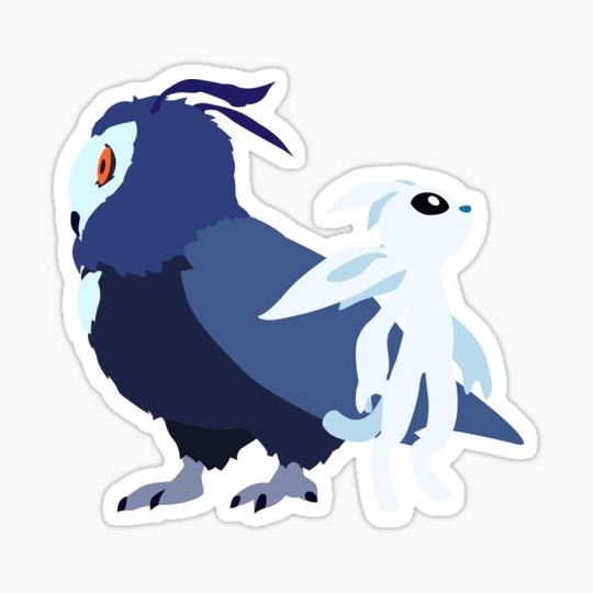 Discover Ori and Ku - Minimalistic Vector Art