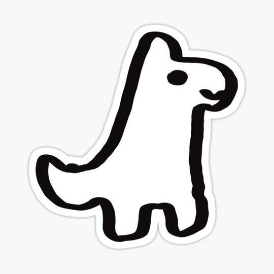 Discover Cute Dinosaur Drawing - Outline