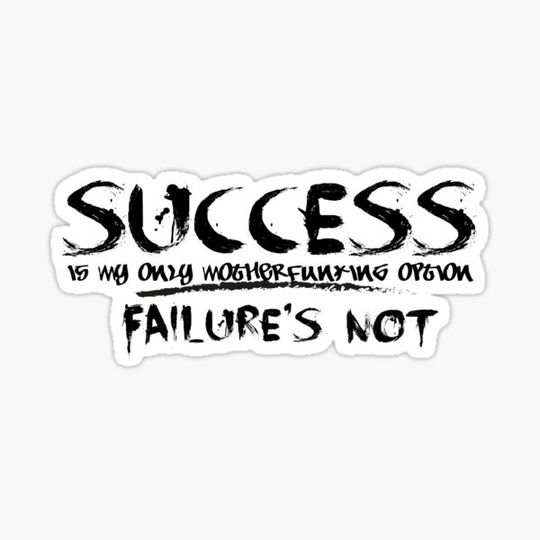 Discover Succes Failure's Not (Sticker)